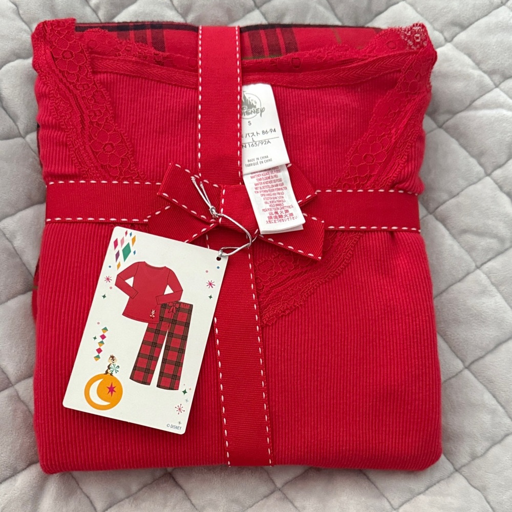 Disney Red Pajama Set for Women